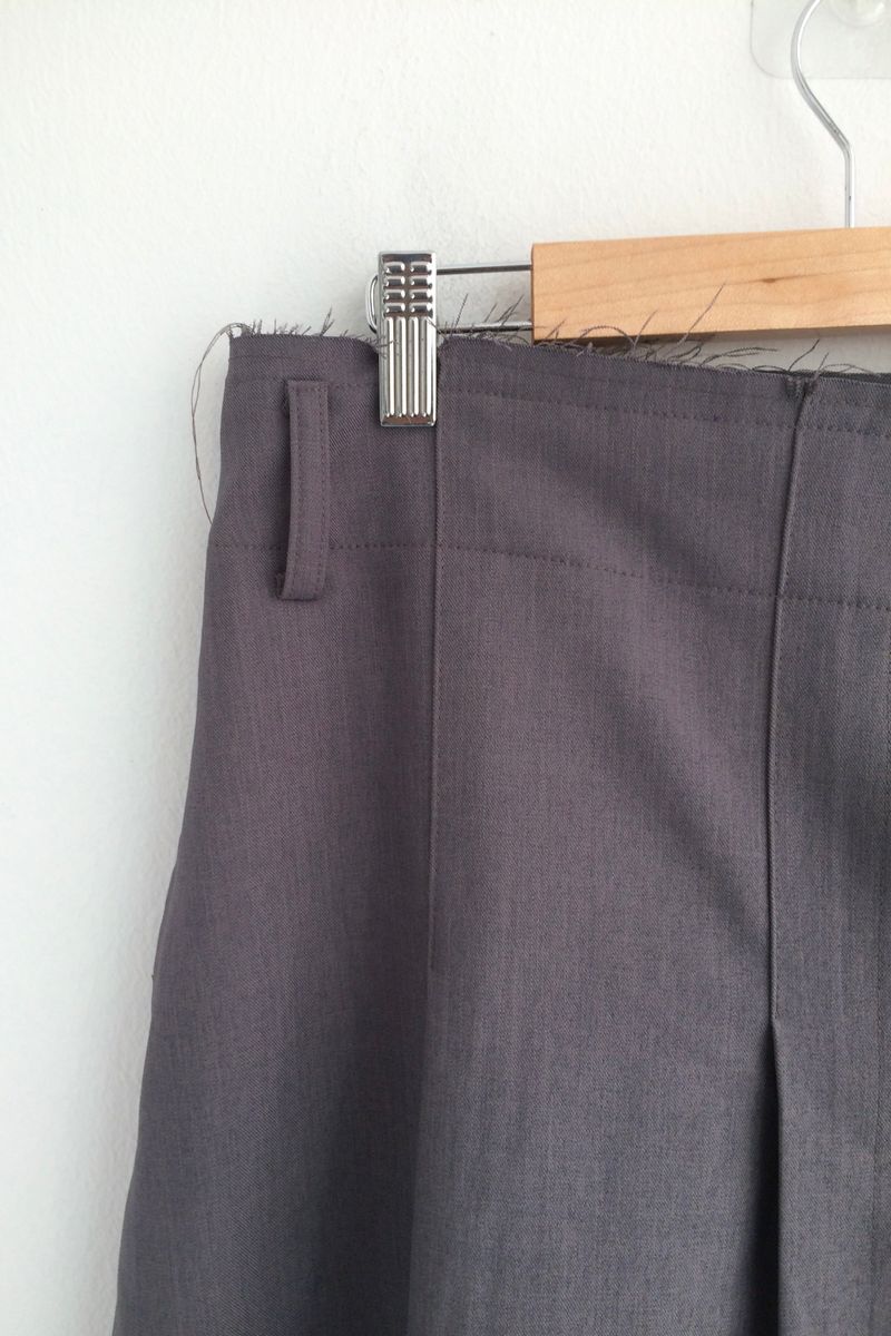 Fringe Button Wrap Skirt