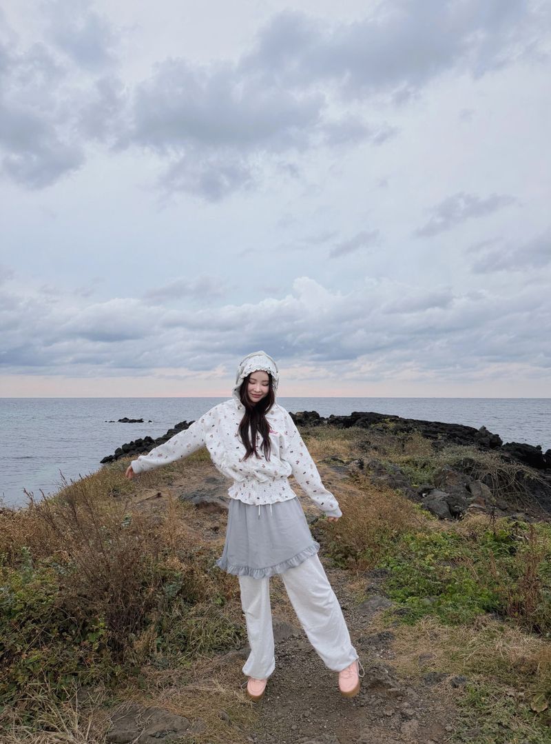 Chiffon Wrap Layered Banding Pants
