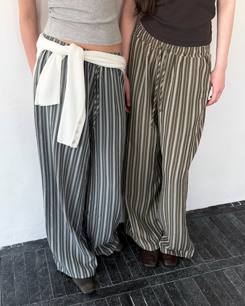 BEIDELLI（ベイデリー）の「[ORIGINAL] Radi Stripe Summer Two-Way Pants（Pants）」