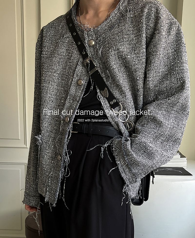 2PLAN（ツープラン）の「ファイナルカットツイードジャケット(2 color)（Jackets/Outerwear）」