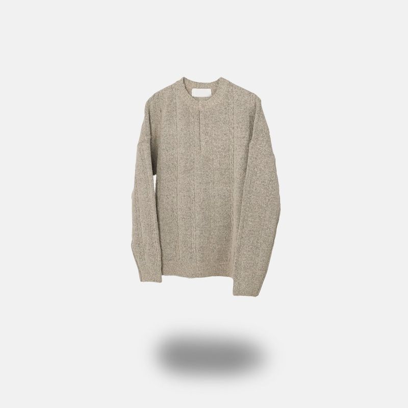 Fringe Henley Neck Knit Sweater (3 Colors)