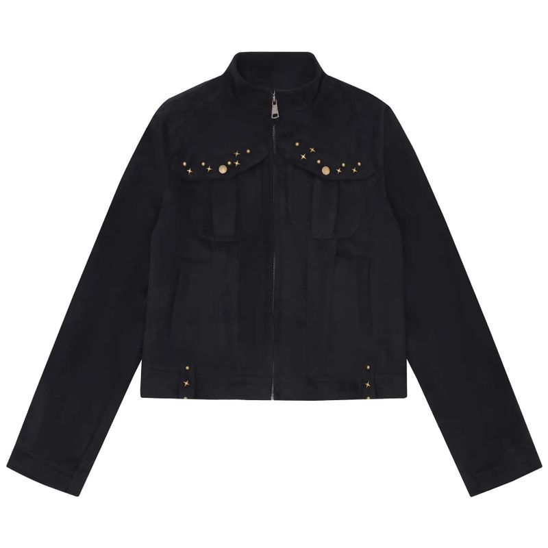 Bella Star Stud Suede Jacket