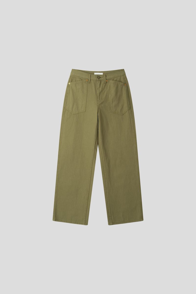(W) Soke Herringbone Pants