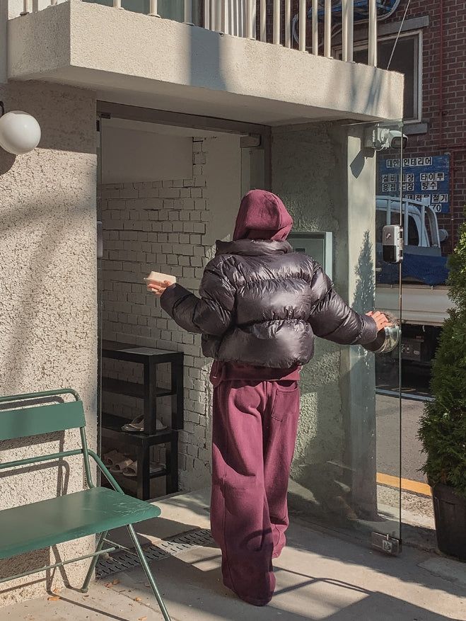 イブブラッシュラインストリングワイドパンツ