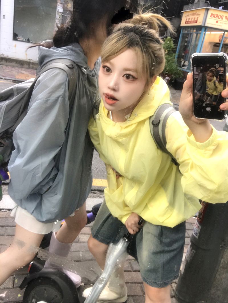 Summer Brick Hood Windbreaker