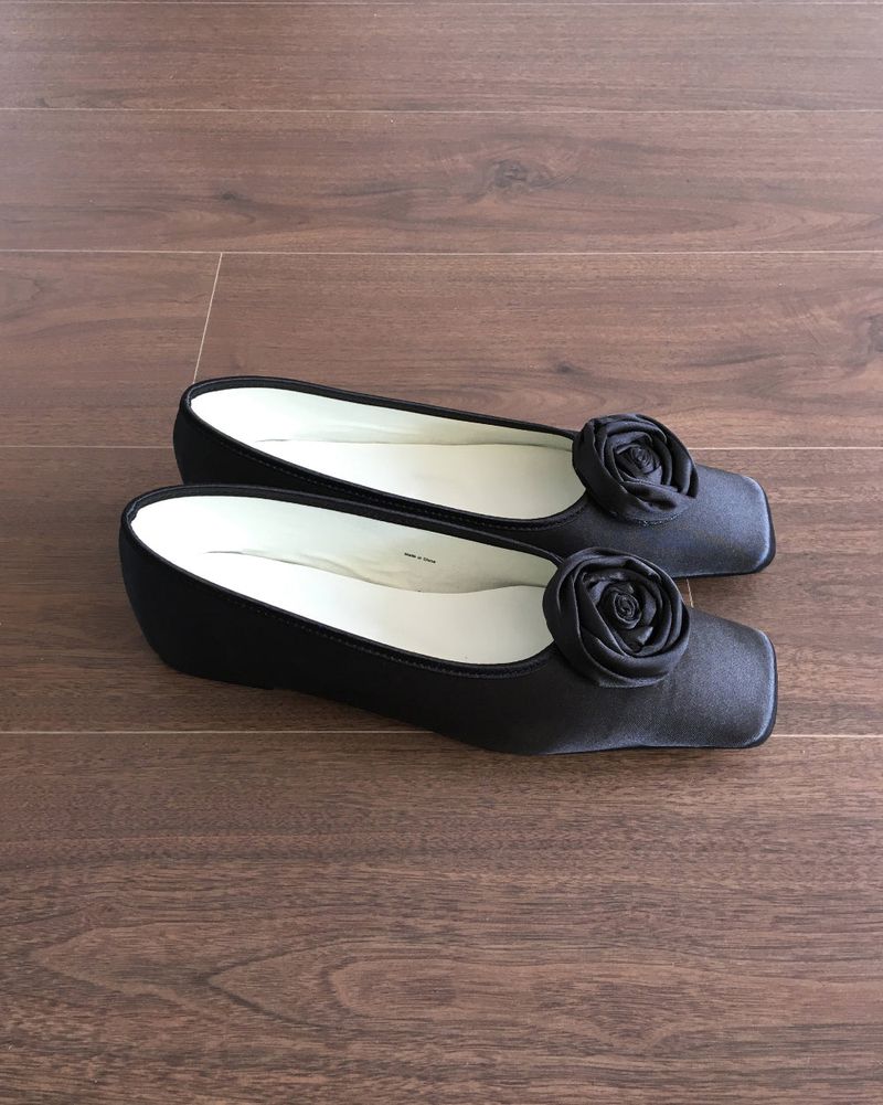 Rosie Satin Flats