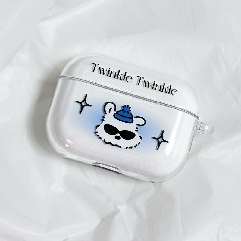 Monani Studio（モナニースタジオ）の「[AirPods] Blue pupu puppy hard case（Smartphone Accessories）」