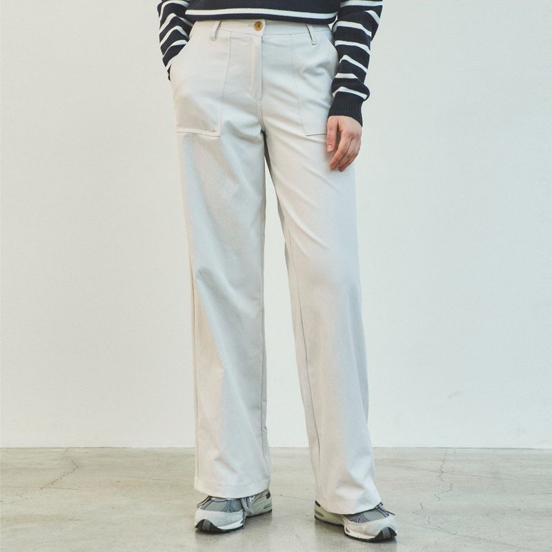 Wrinkle Free Out Pocket Slacks_5Color