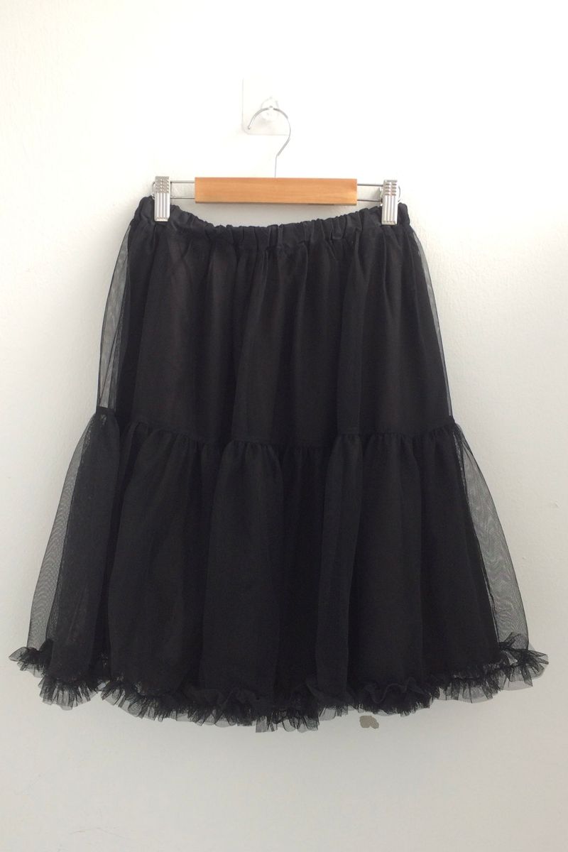 soft shirring frill skirt