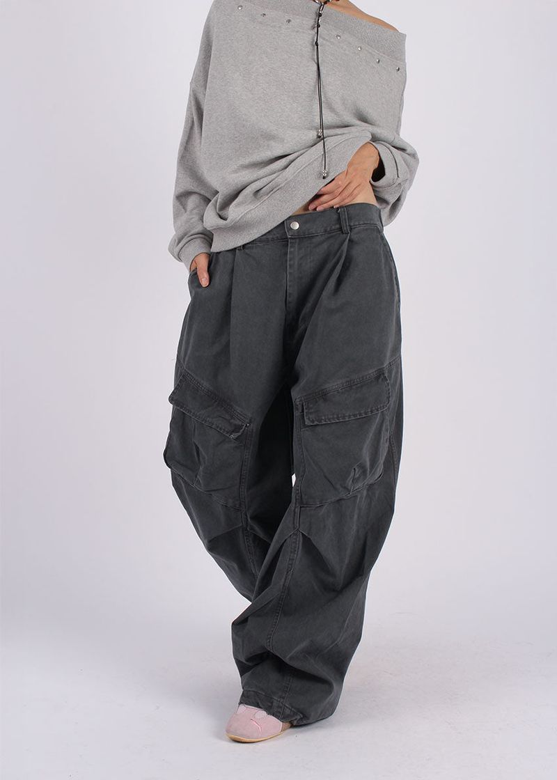 GARMENT CARGO WIDE PANTS