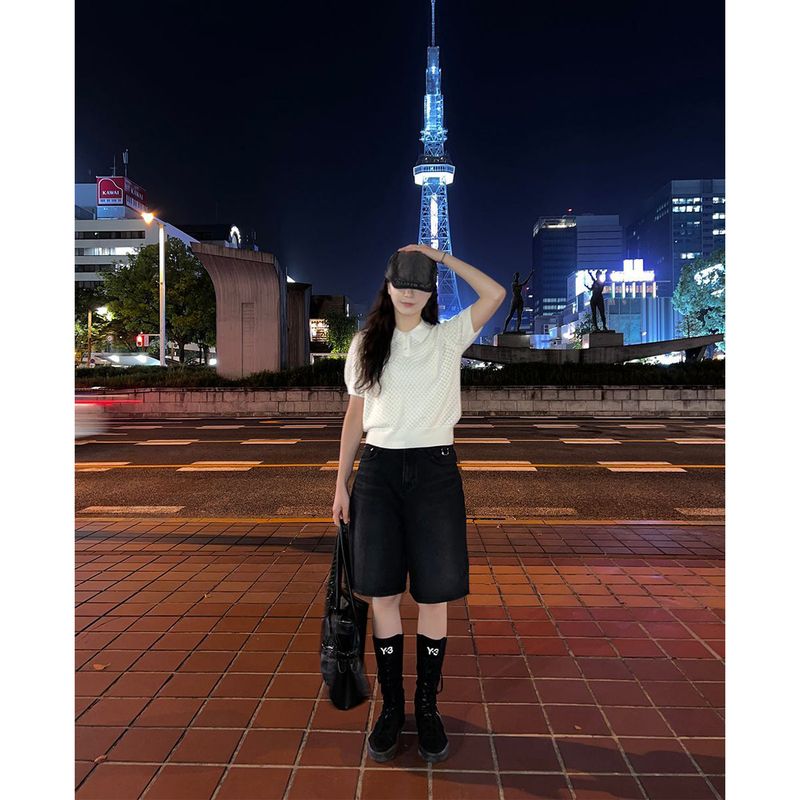 Mao Bermuda Denim Pants