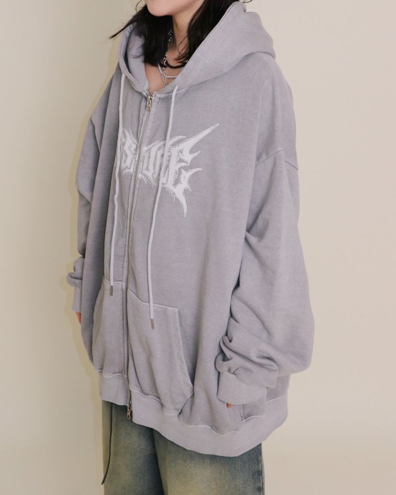 (For men and women) RT Pigment Two-Way Hood Zip-Up