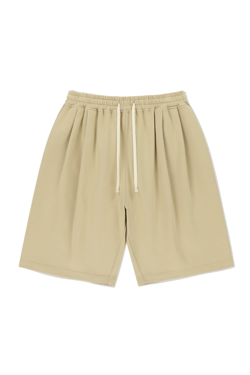 COTTON PINTUCK SHORTS