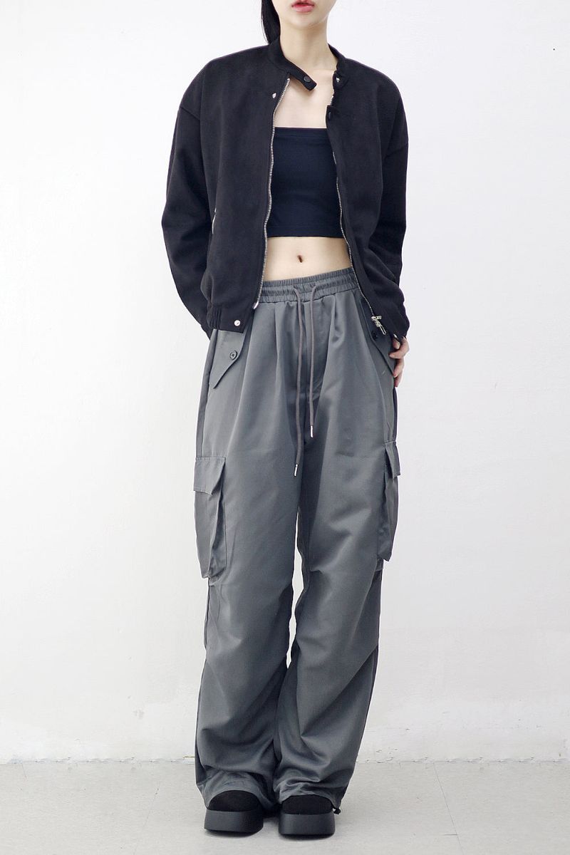 Nella Suede Zip-Up Jacket