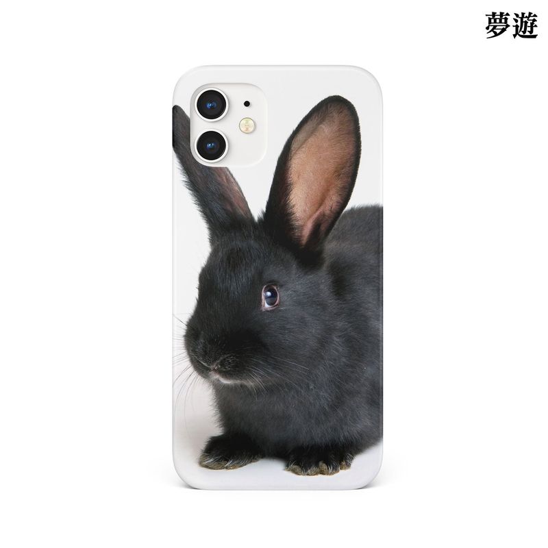 monguroom(モンユルーム)の「ブラックラビットグロッシーケース(スマホグッズ/小物)」