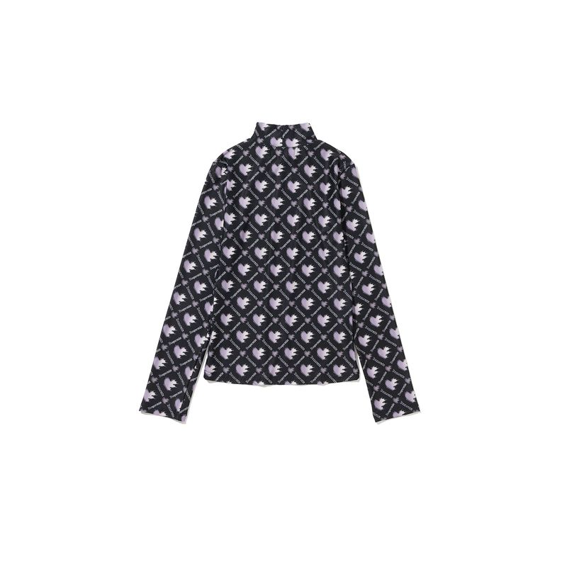 Crying Heart Jersey Top (Black)
