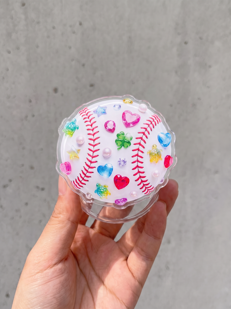 【MADE】Lucky charm club Smart Tok(glitter&acryl) / Pesto 33.