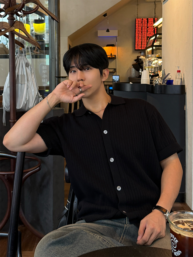 AVAND(アバンド)の「Cable scotch collar cardigan(Tops)」
