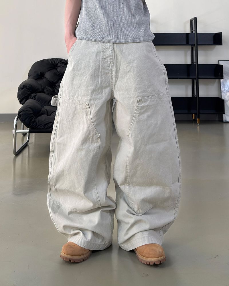 Reton Double Knee Wide Work Pants