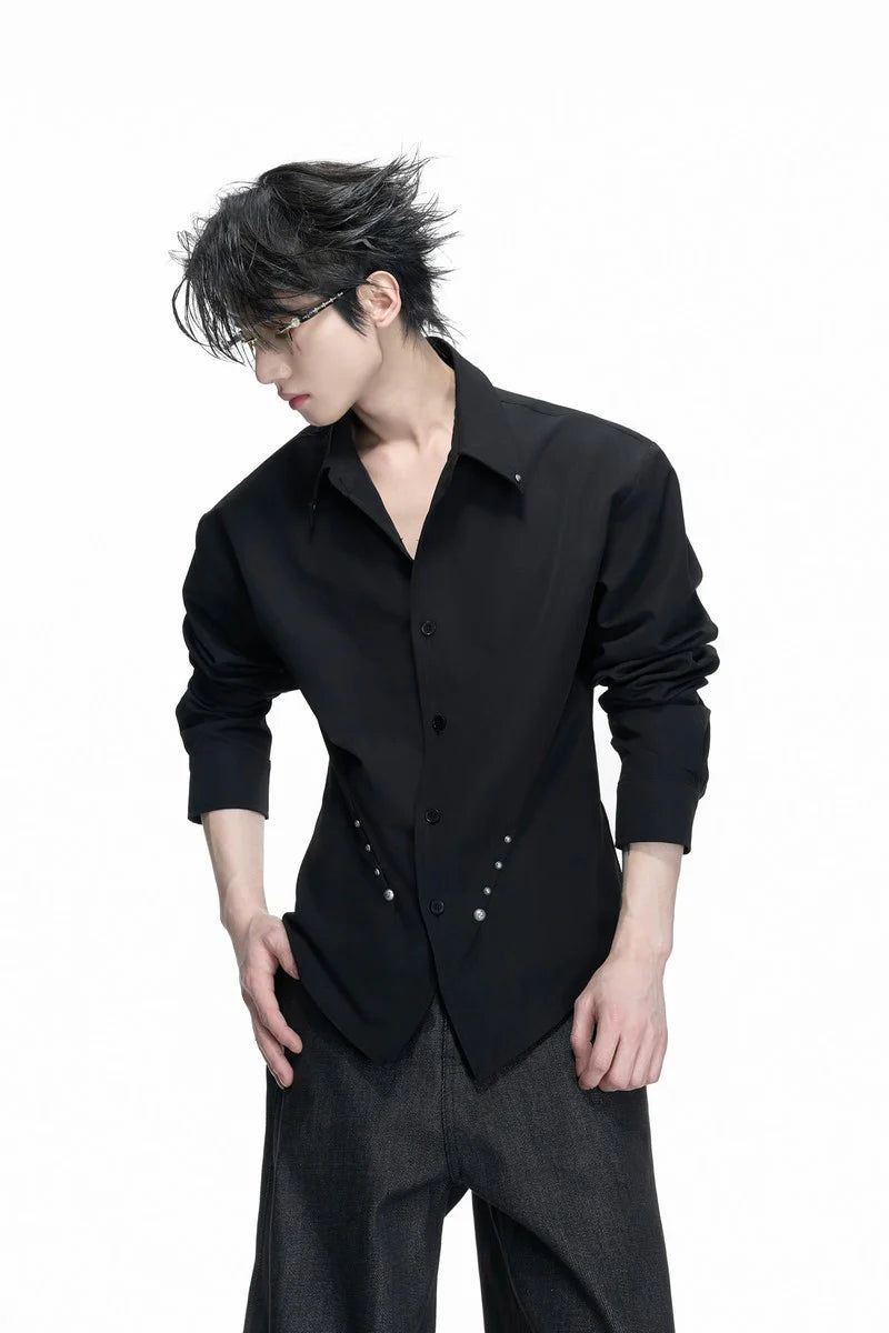 Argue Cultureの「Studded Waist Pleated Shirt（Tops）」