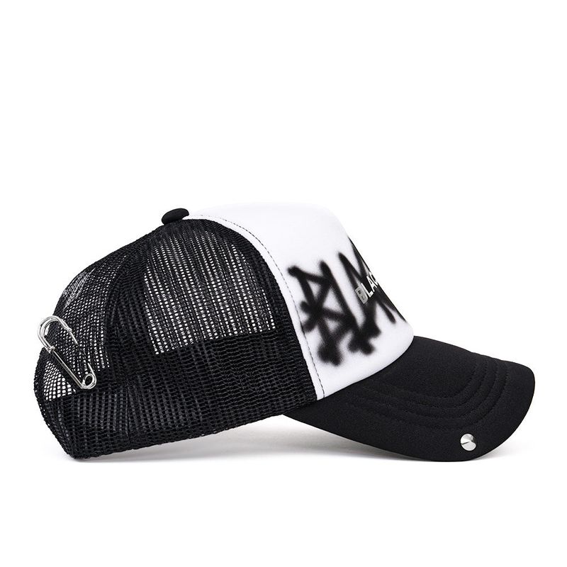 BBD Graffiti Metal Logo Trucker Mesh Cap (Black)