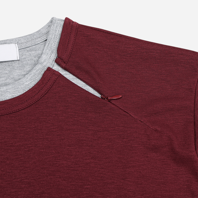 Glim Layered Crop Long Sleeve T