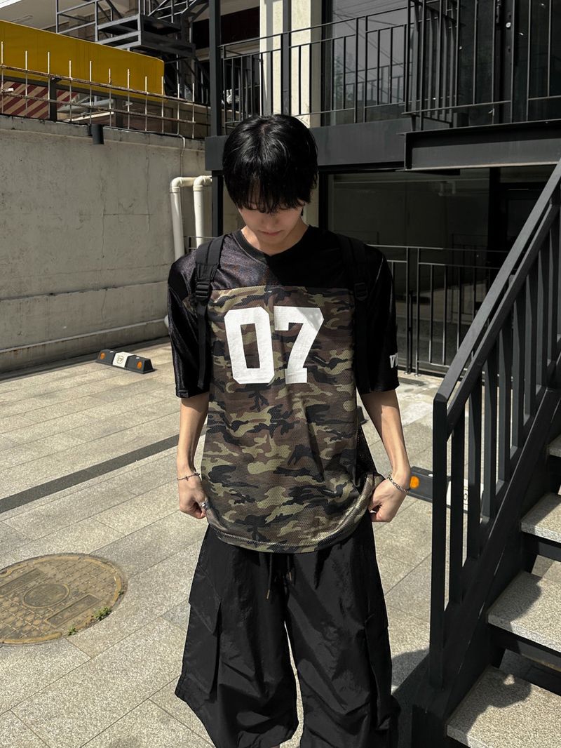 07 Camo Half Jersey