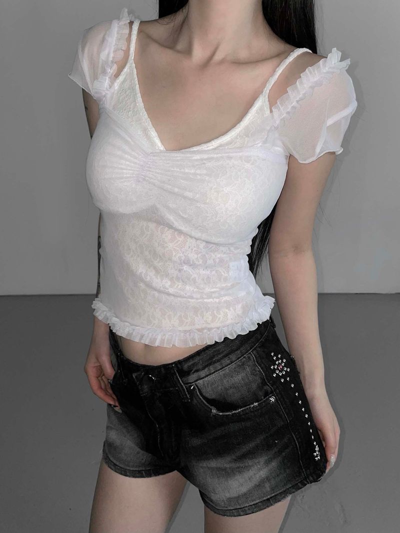 mikasa mesh top (3 color)