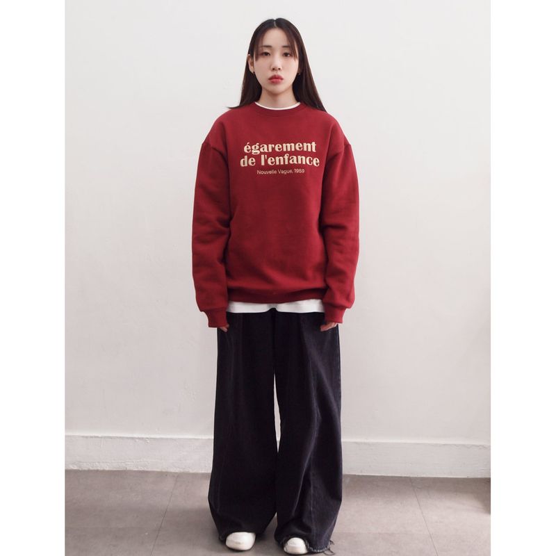 L'ENFANCE SWEATSHIRTS (RED)