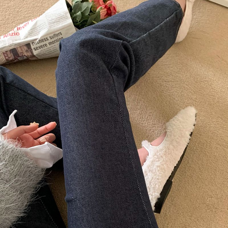 [BELLIDE MADE / 2 lengths] Color change X, non-fade boot cut denim pants