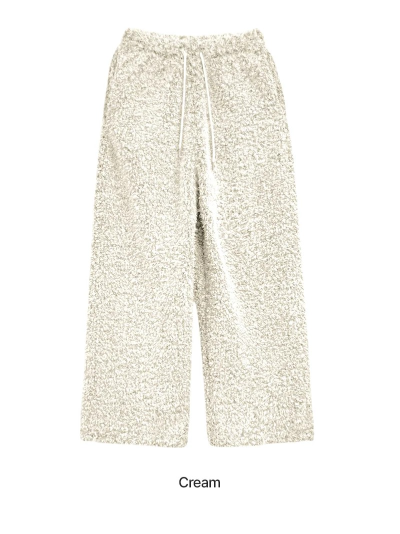 Hairy banding pants(2color)
