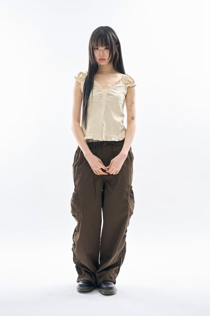 Raucohouse（ラウコハウス）の「Maria frill puff blouse（Tops）」