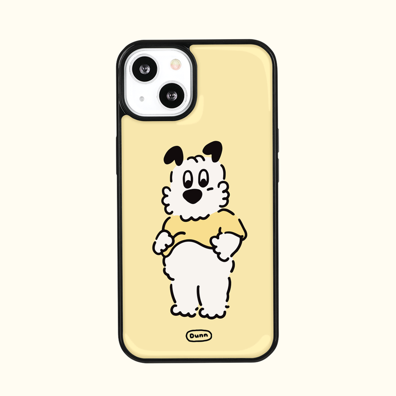 dunn dunny dunn（ダン ダニー ダン）の「イエローTシャツエポキシバンパースマートフォンケース（スマホグッズ/小物）」
