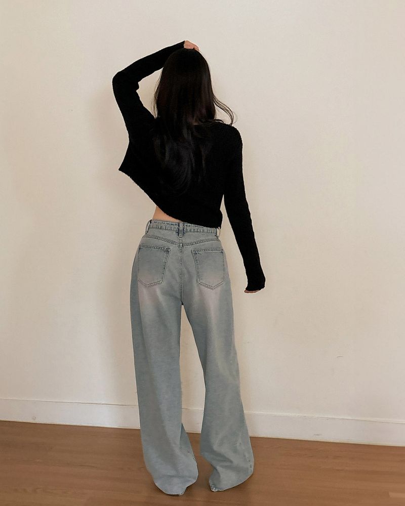  Mua Wide Denim Pants