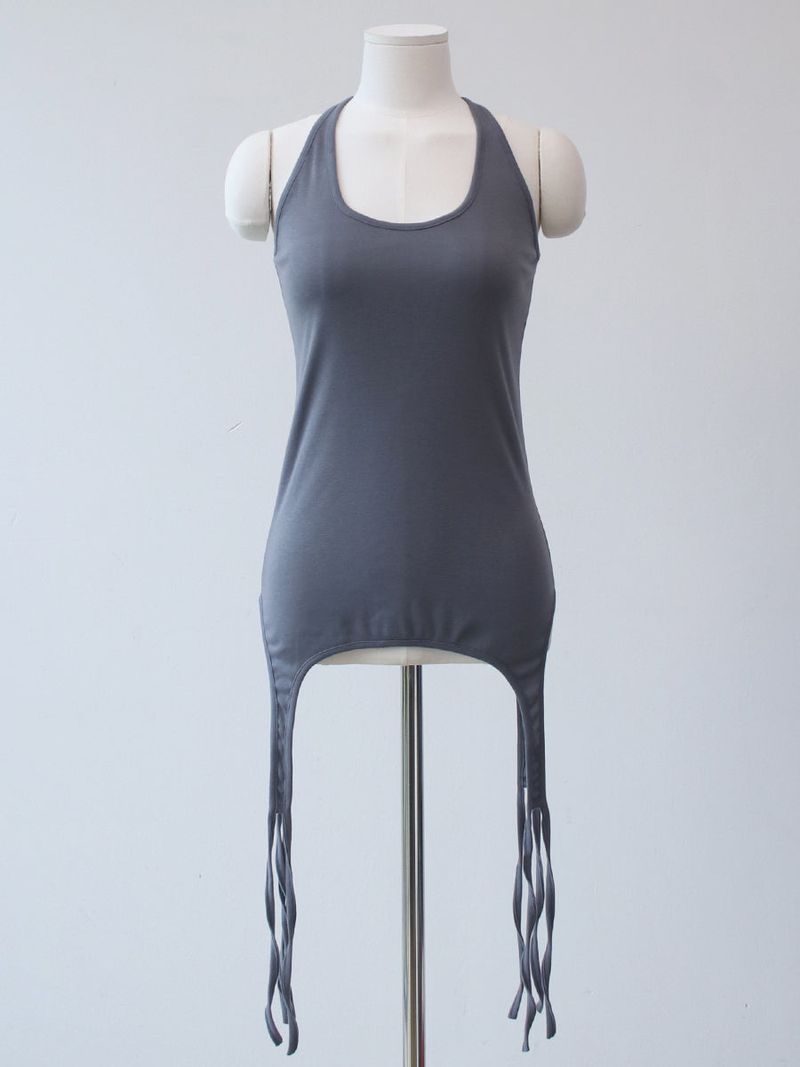 halter chilling top