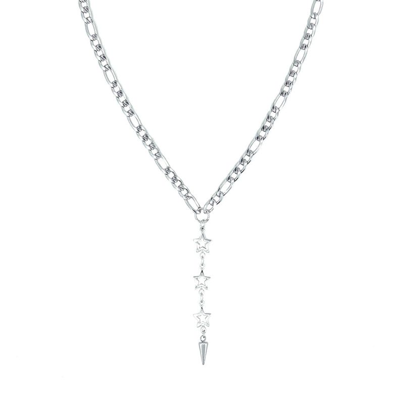 Star-Stud drop Necklace