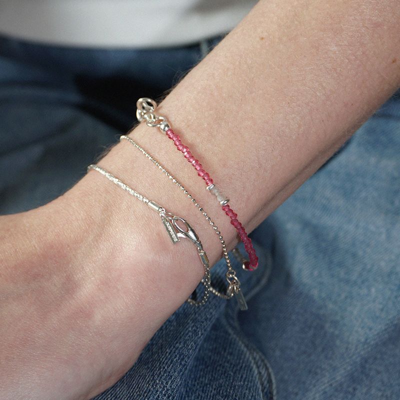 GLITTER BRACELET PINK