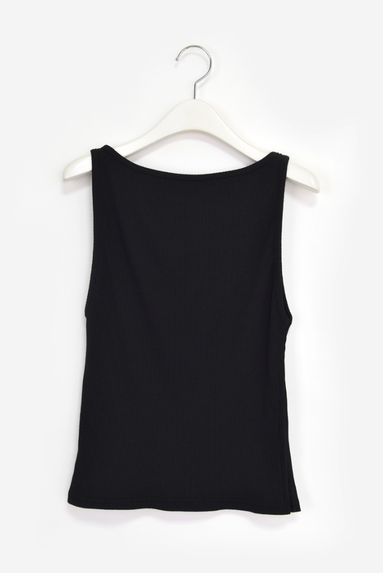 side slit boat sleeveless(3color)
