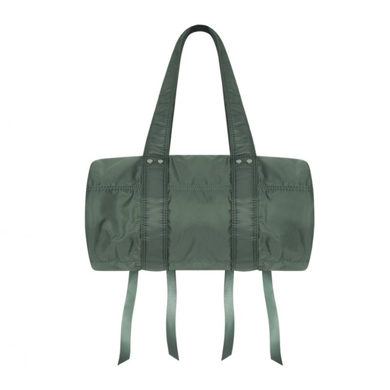Double Ribbon Cargo Duffle Bag (KHAKI)