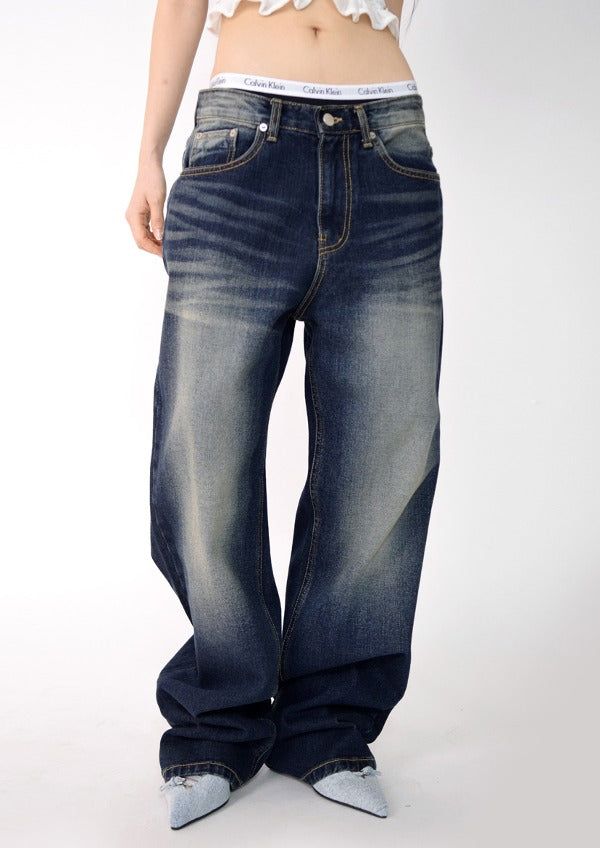 privatelookbook（プライベートルックブック）の「(UNISEX)fall blue denim pants（Pants）」