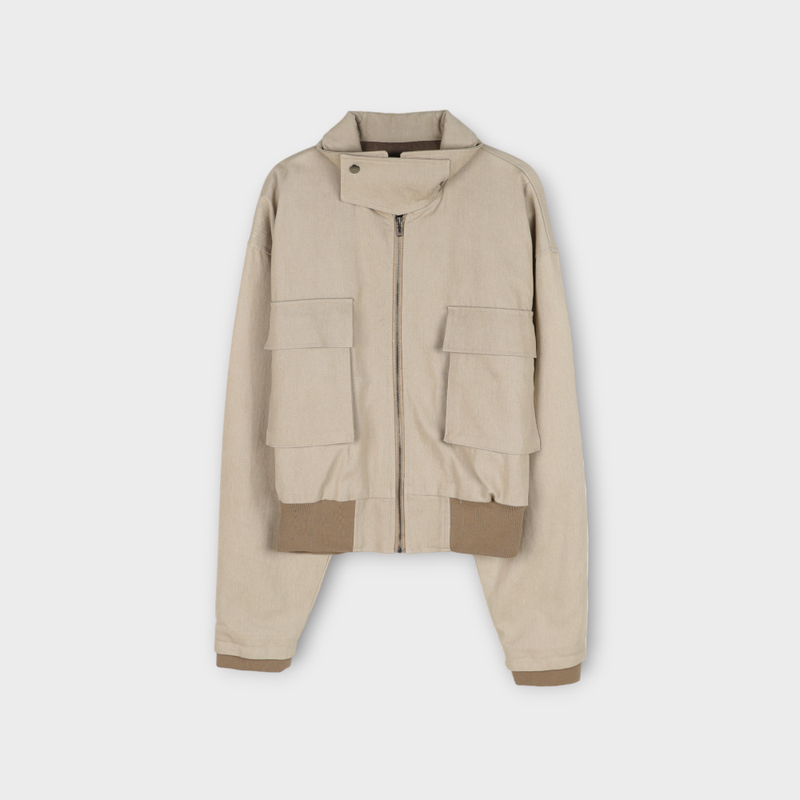 Kant Double Collar Blouson (2color)