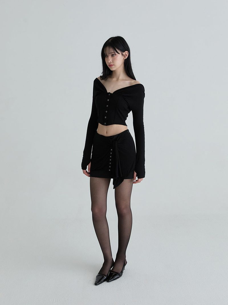 Rhea cardigan (Black)