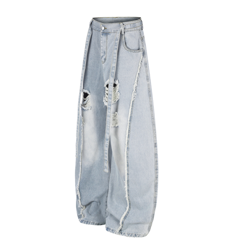 Kaela Strap Denim Pants
