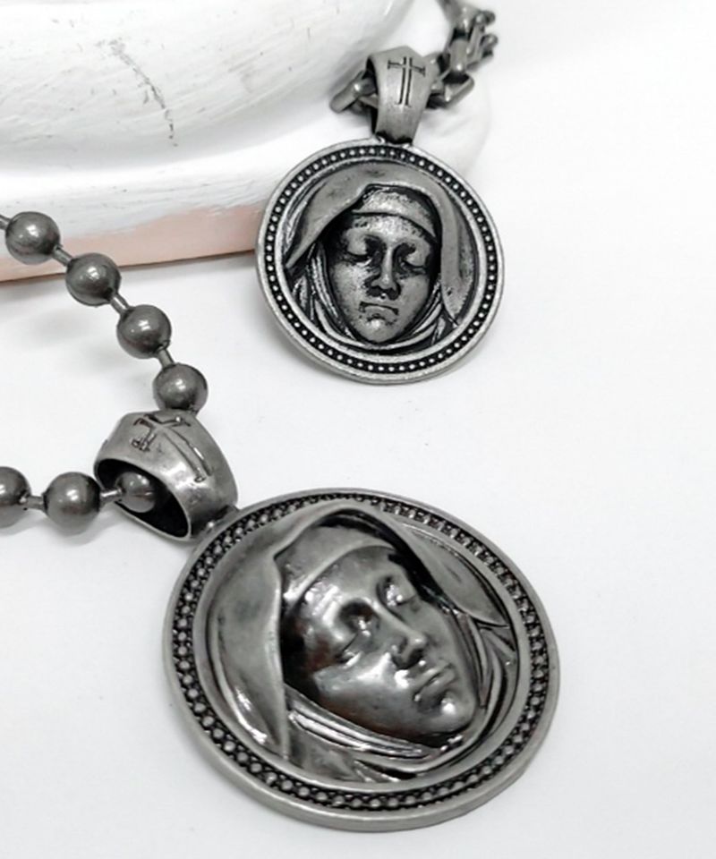[BLESSEDBULLET]virgin mary chain necklace_MEDIUM