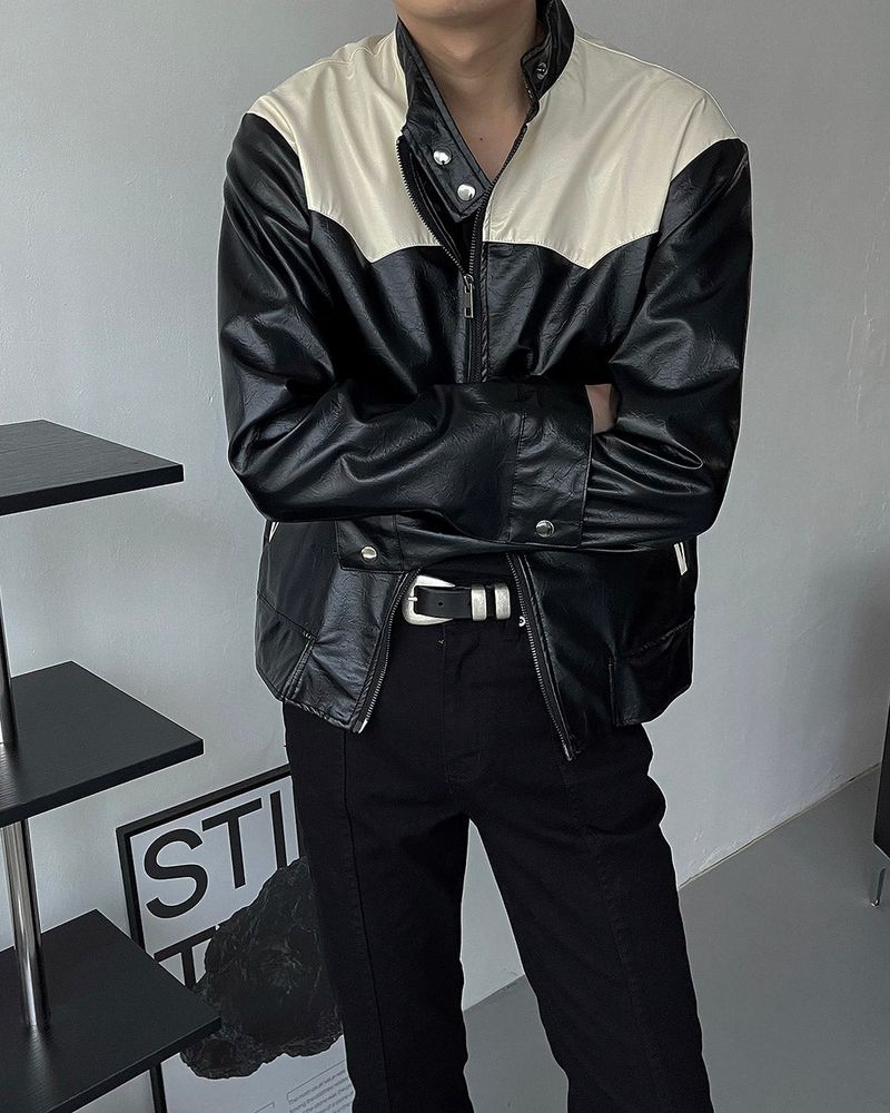EN Amber Color Racer Jacket (M ~ L)