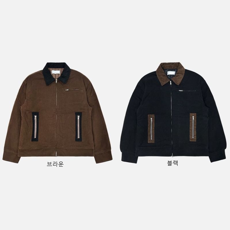 Overcast Color-Block Padded Jacket (2 Colors)