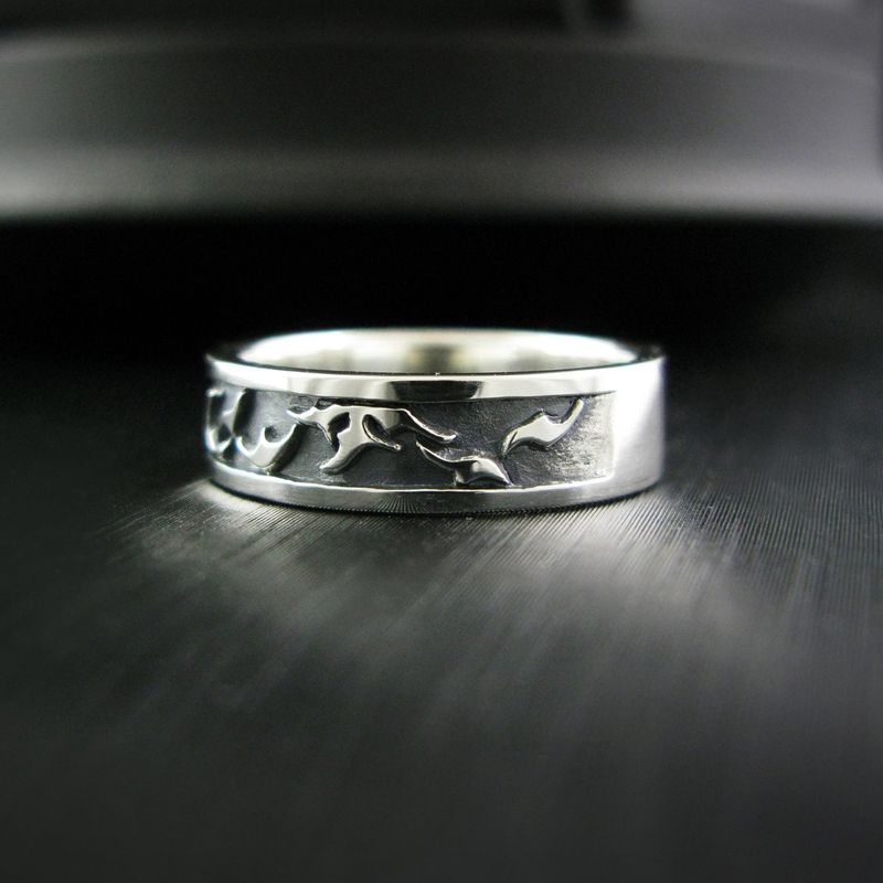 Lunar-L1 silver ring