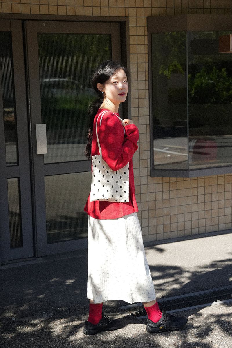 stroll bag_white flower