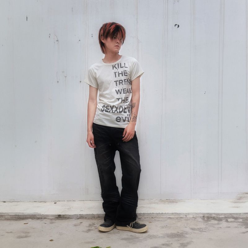 SEXXDEVIL Kill the trend printed T-shirt