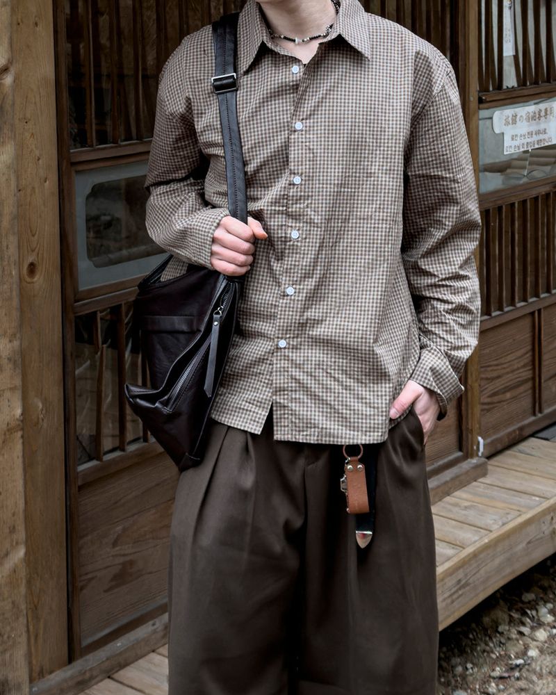 Better Mini-Check Cotton Shirt